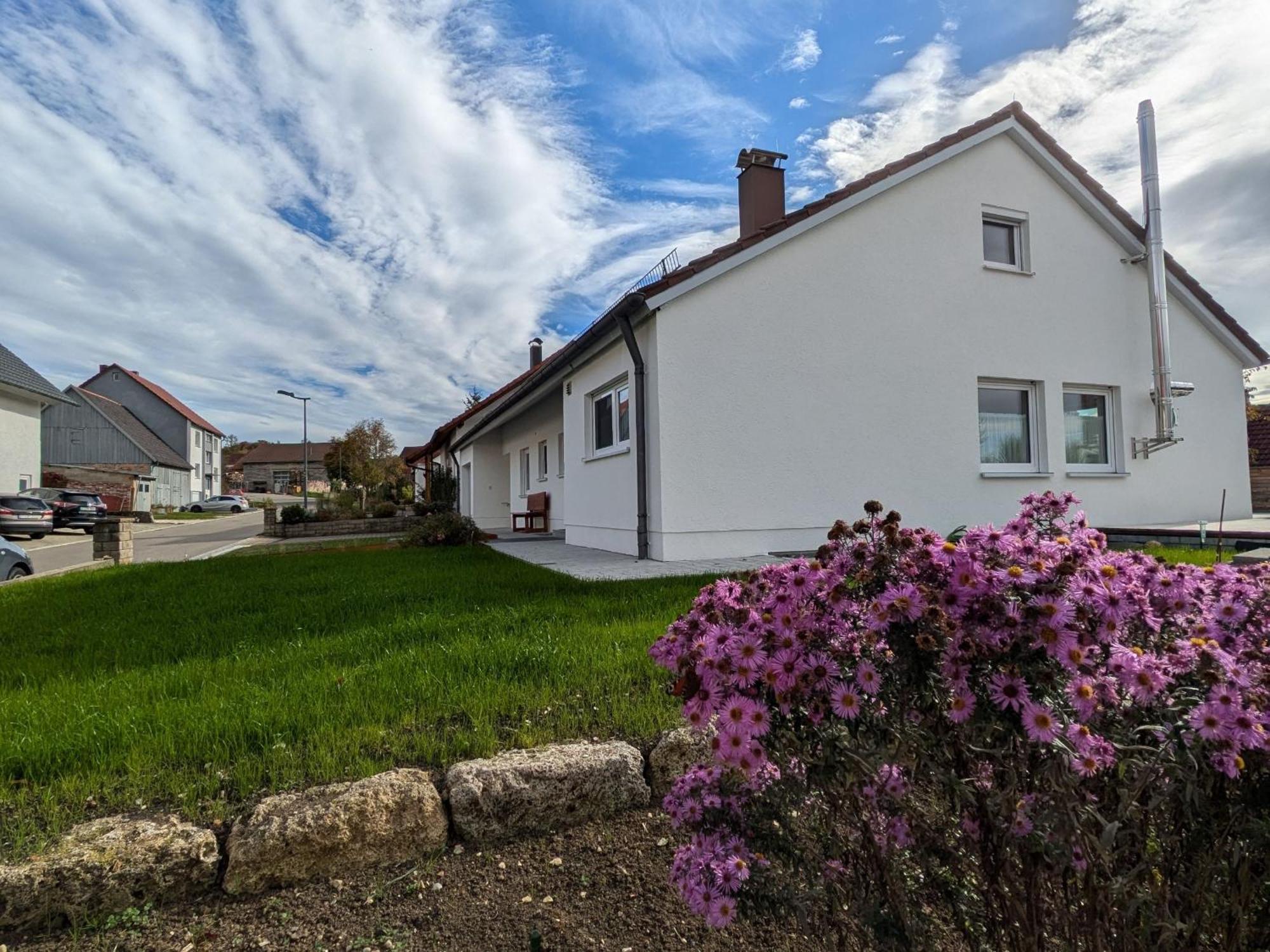 Ferienwohnung Am Alenberg Münsingen Exterior foto